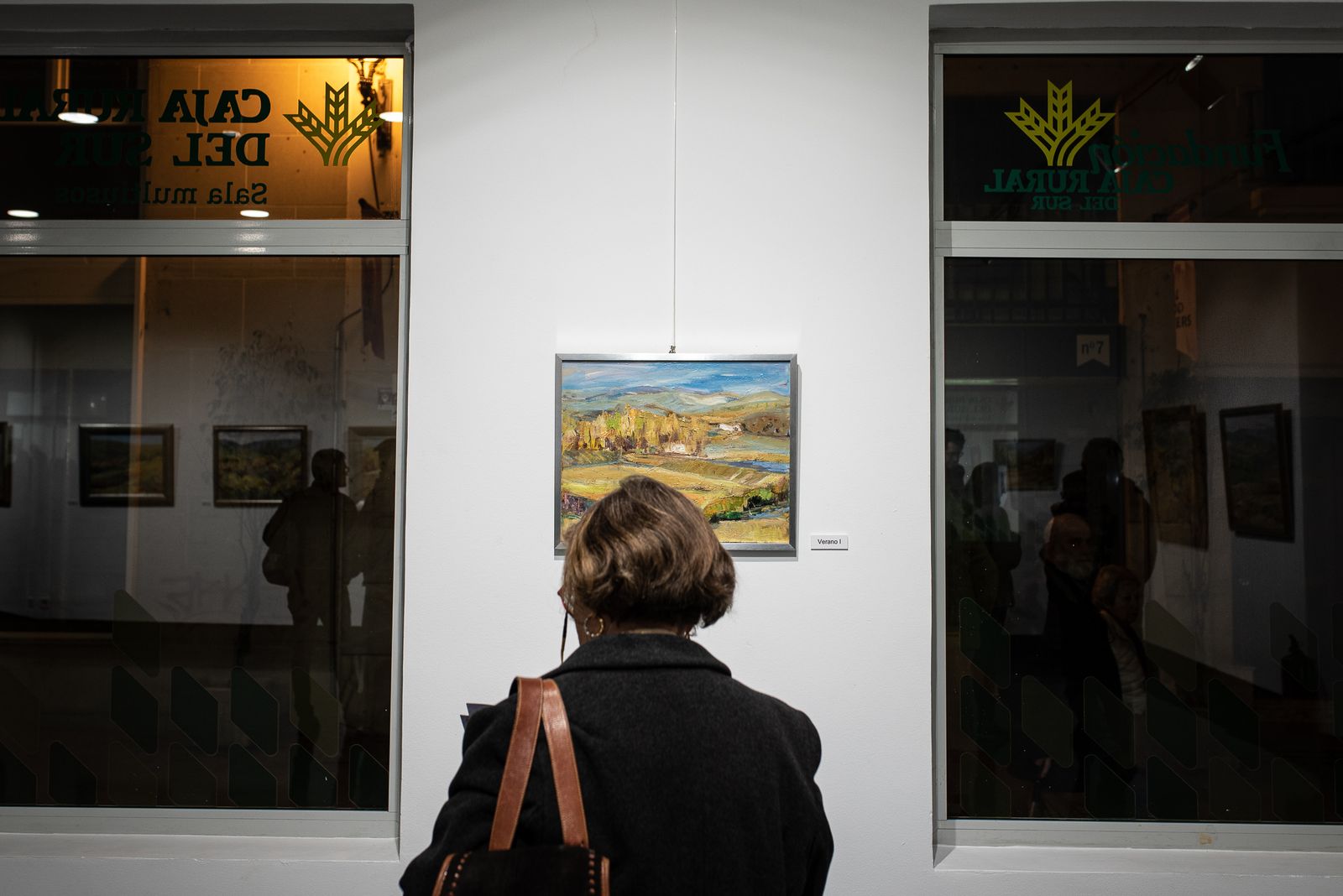 Imágenes de la inauguración de la exposción "Paisajes" de Pilar Barroso