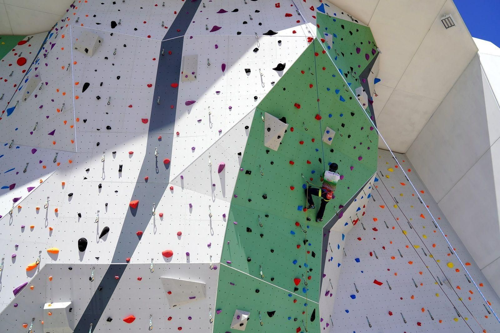 El rocódromo  de Estepona  en una imagen de archivo.