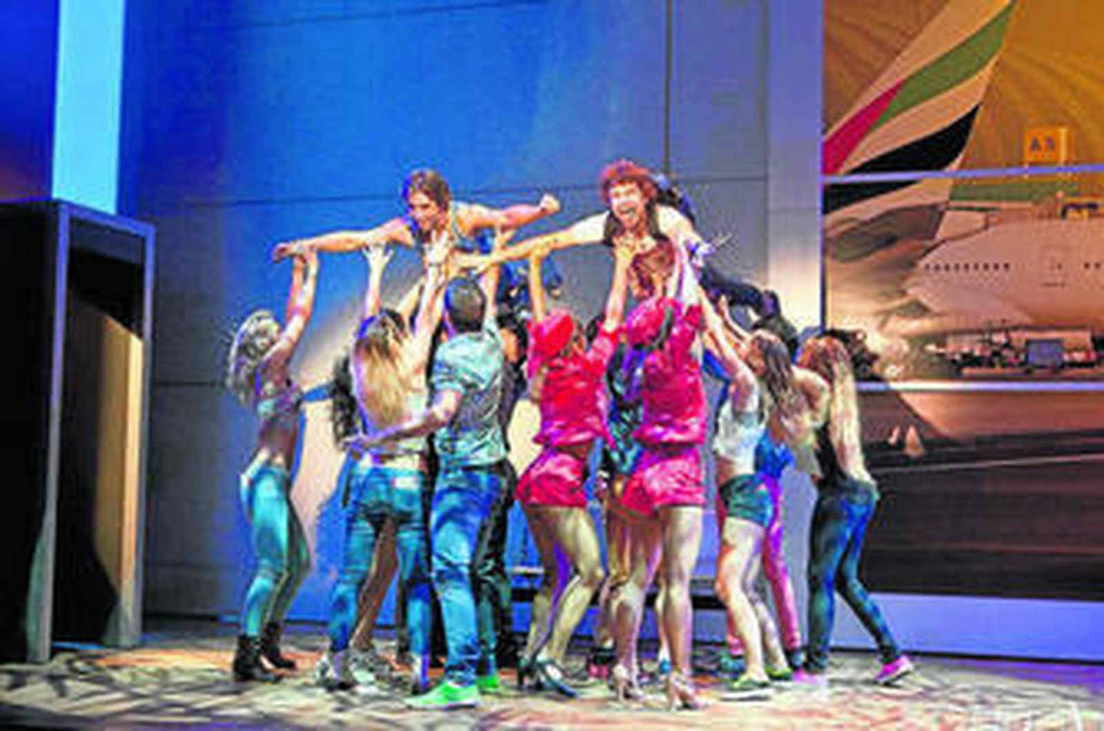 Una escena del musical.