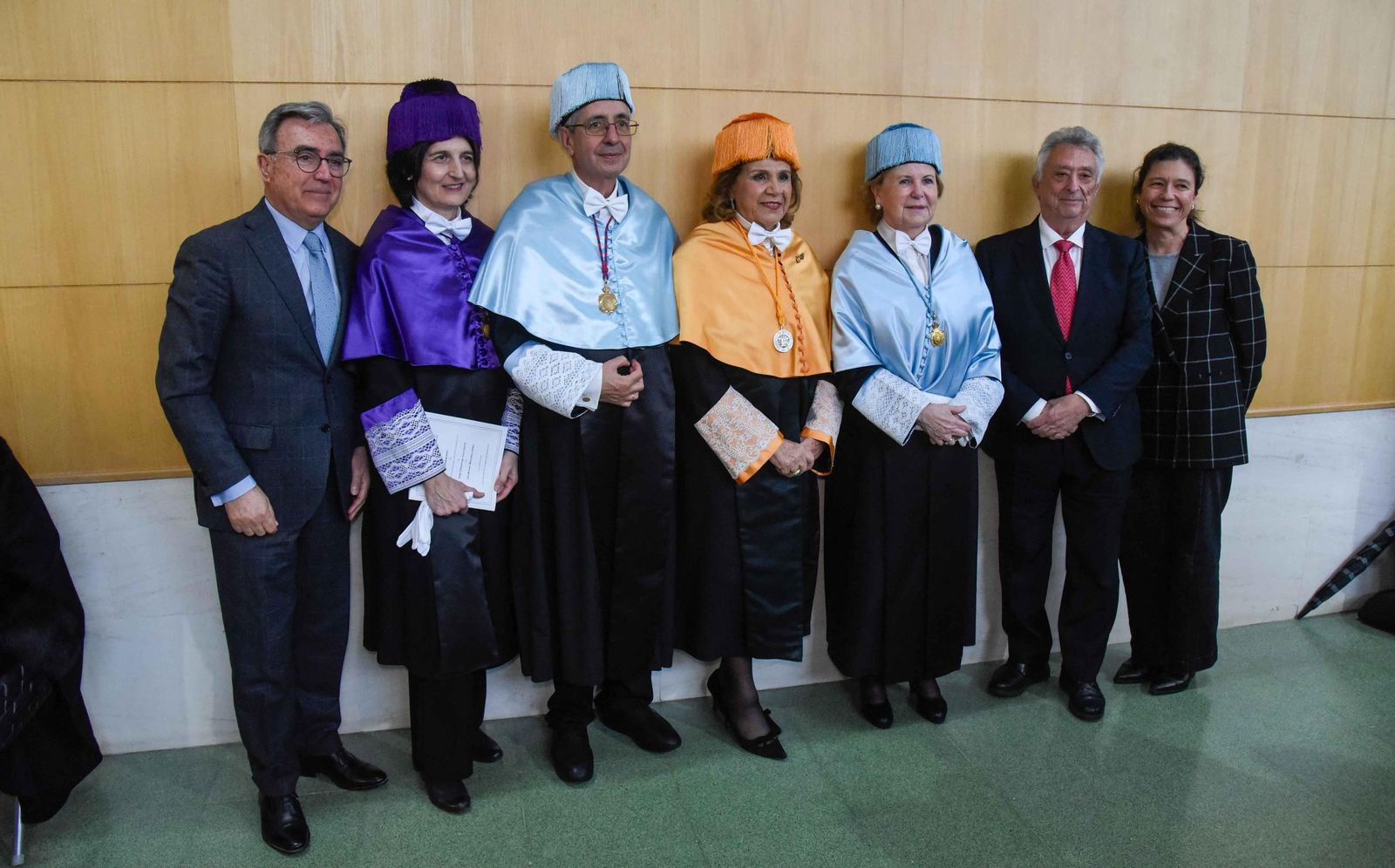 Acto académico de investidura como Doctores Honoris Causa de Concha Yoldi, presidenta de Persán