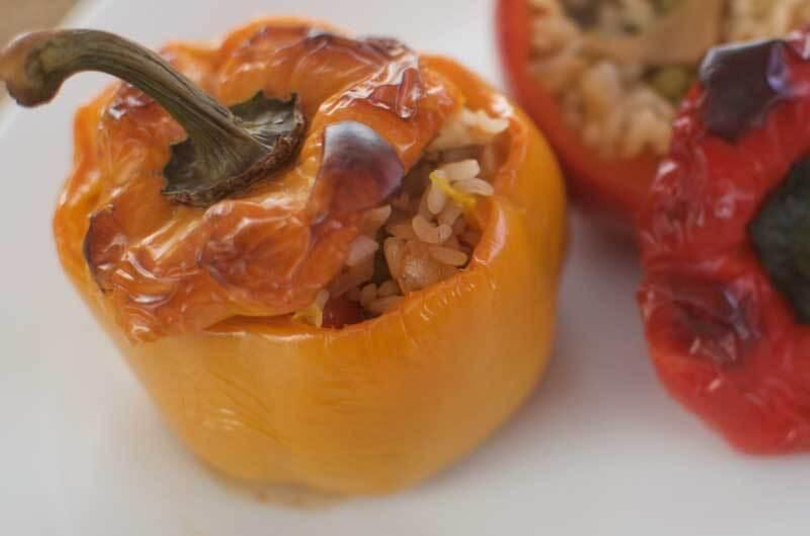 Receta de pimientos rellenos de arroz Receta de pimientos rellenos de arroz