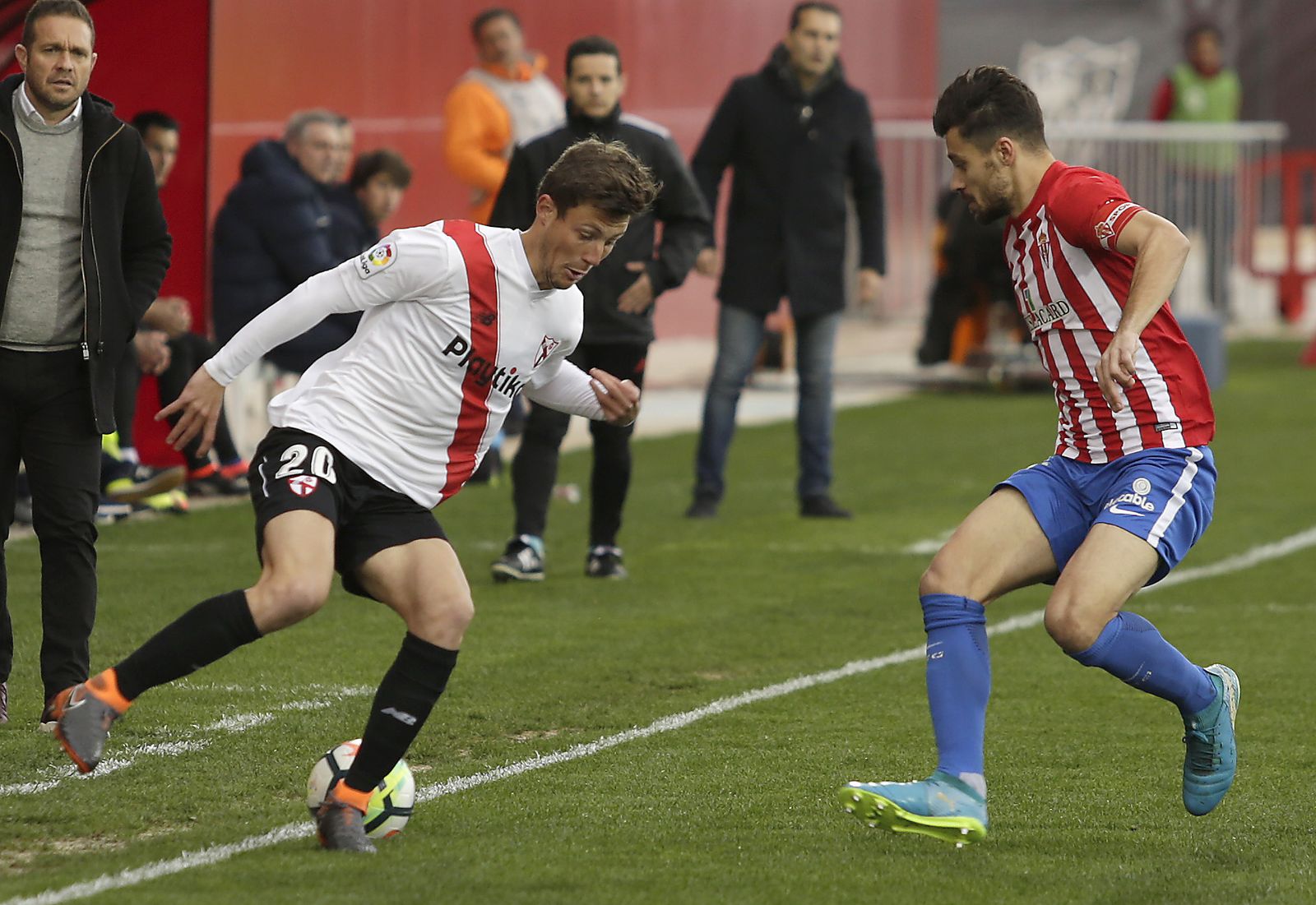 Las imágenes del Sevilla Atlético-Sporting