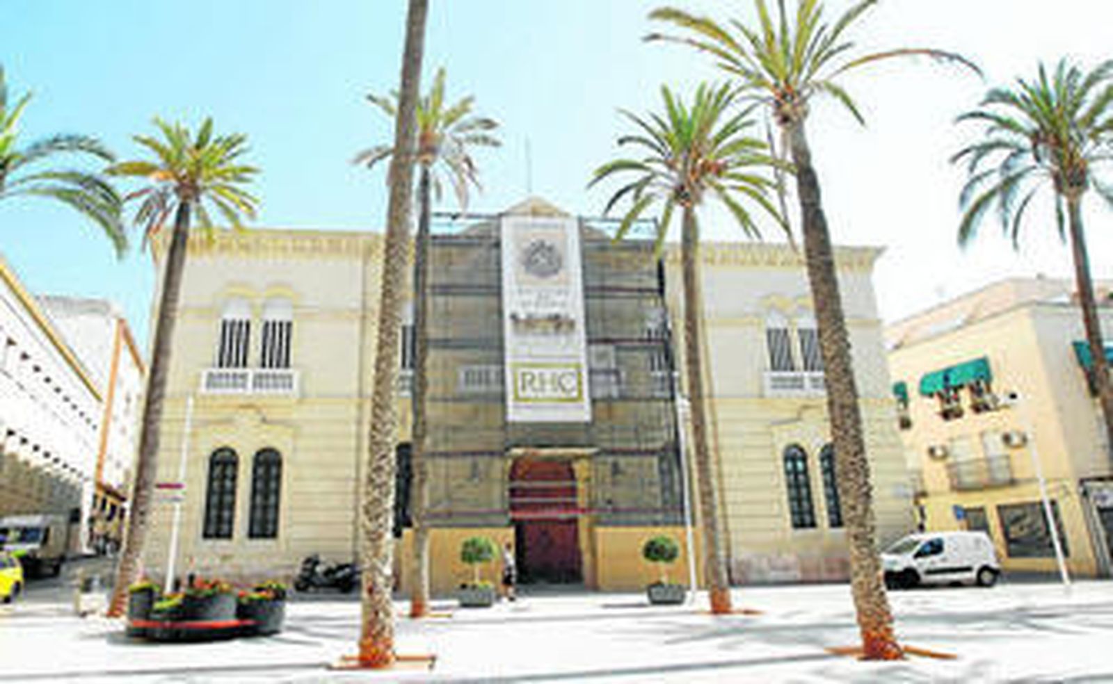 El Palacio Episcopal de Almería en plena rehabilitación.