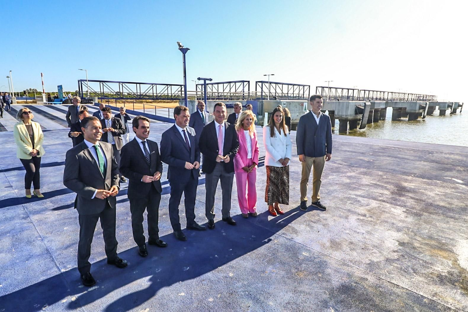 Imágenes de la inauguración de la doble rampa Ro-ro del Muelle Sur del Puerto de Huelva