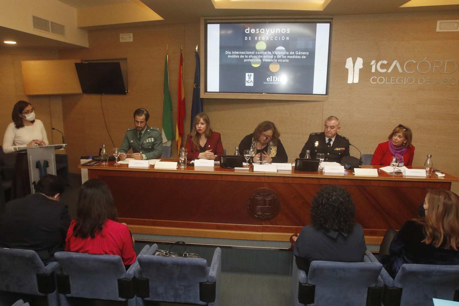 Mesa de redacción de el Día por el 25N, Día Internacional contra la Violencia de Género