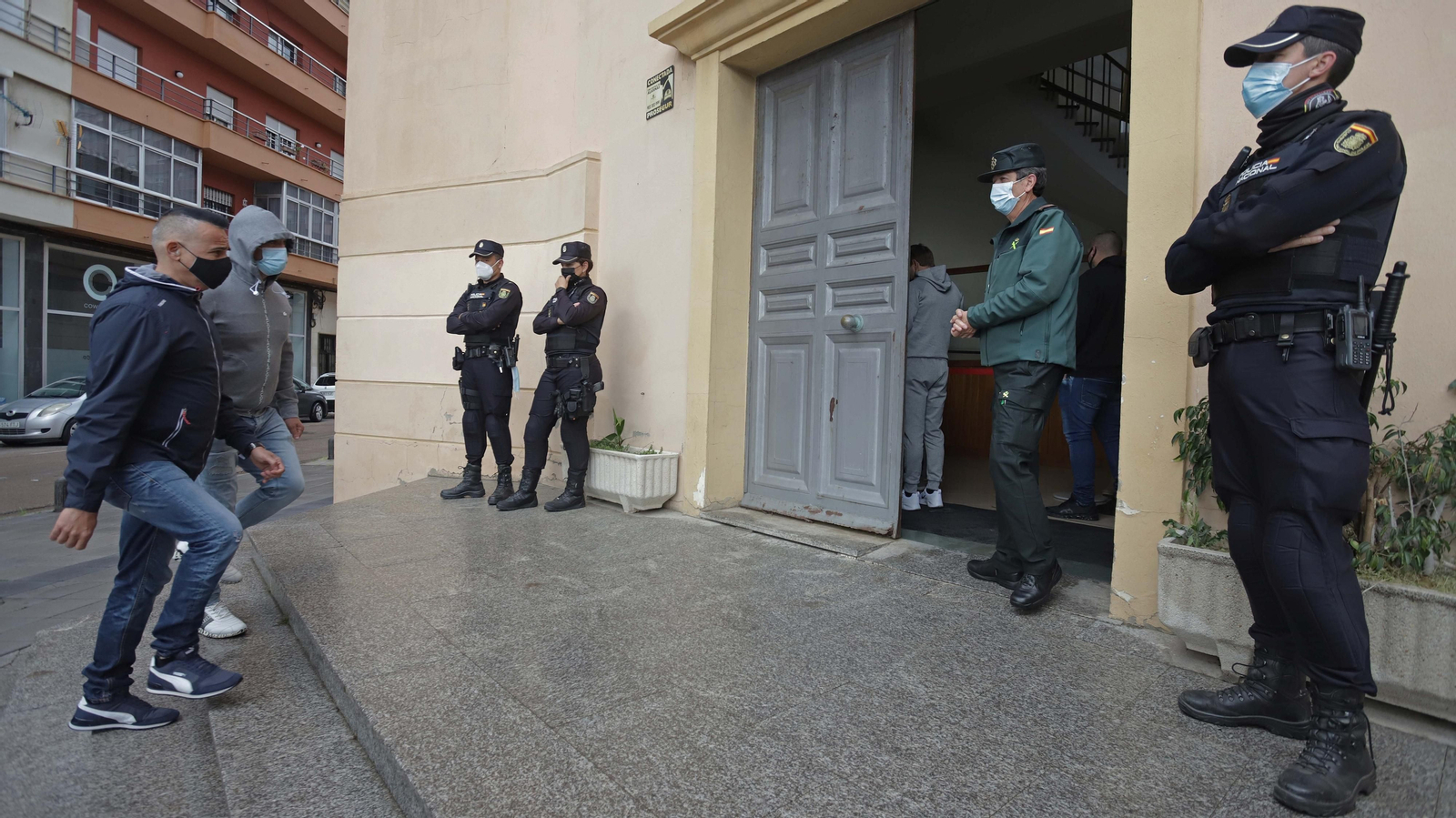 Fotos de la segunda jornada del juicio contra Los Castañas en la Audiencia Provincial en Algeciras