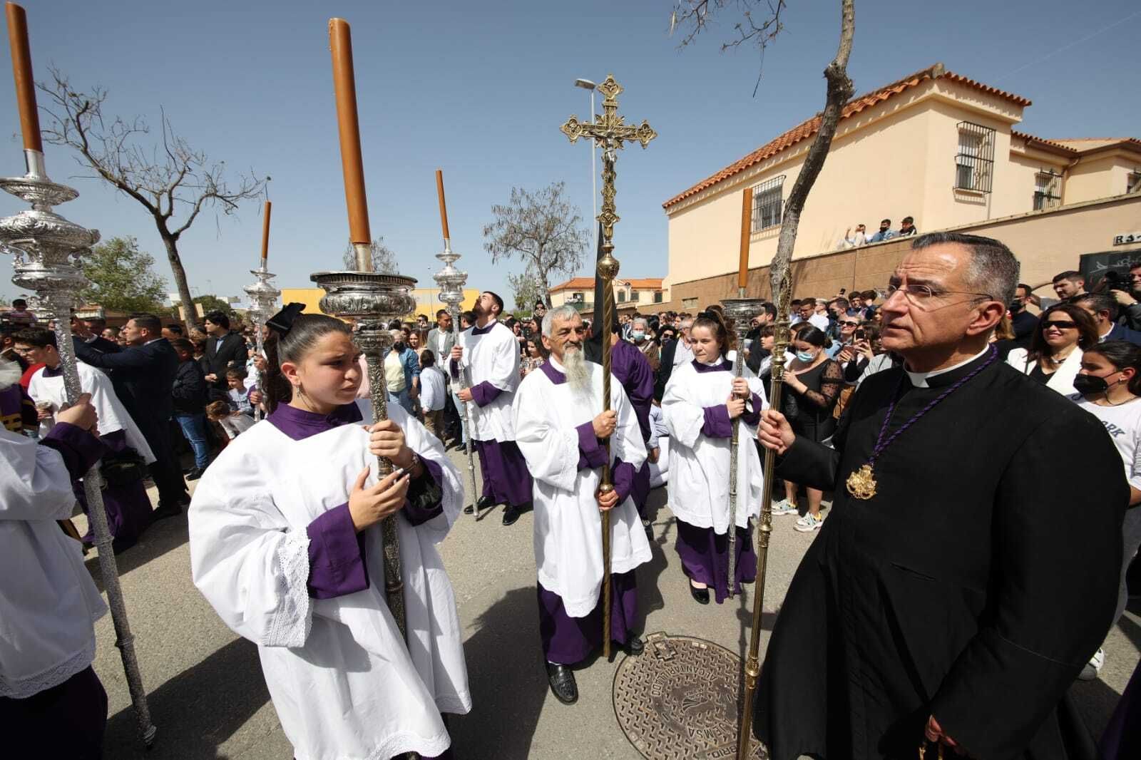 La hermandad de Pasión, arropada por su barrio