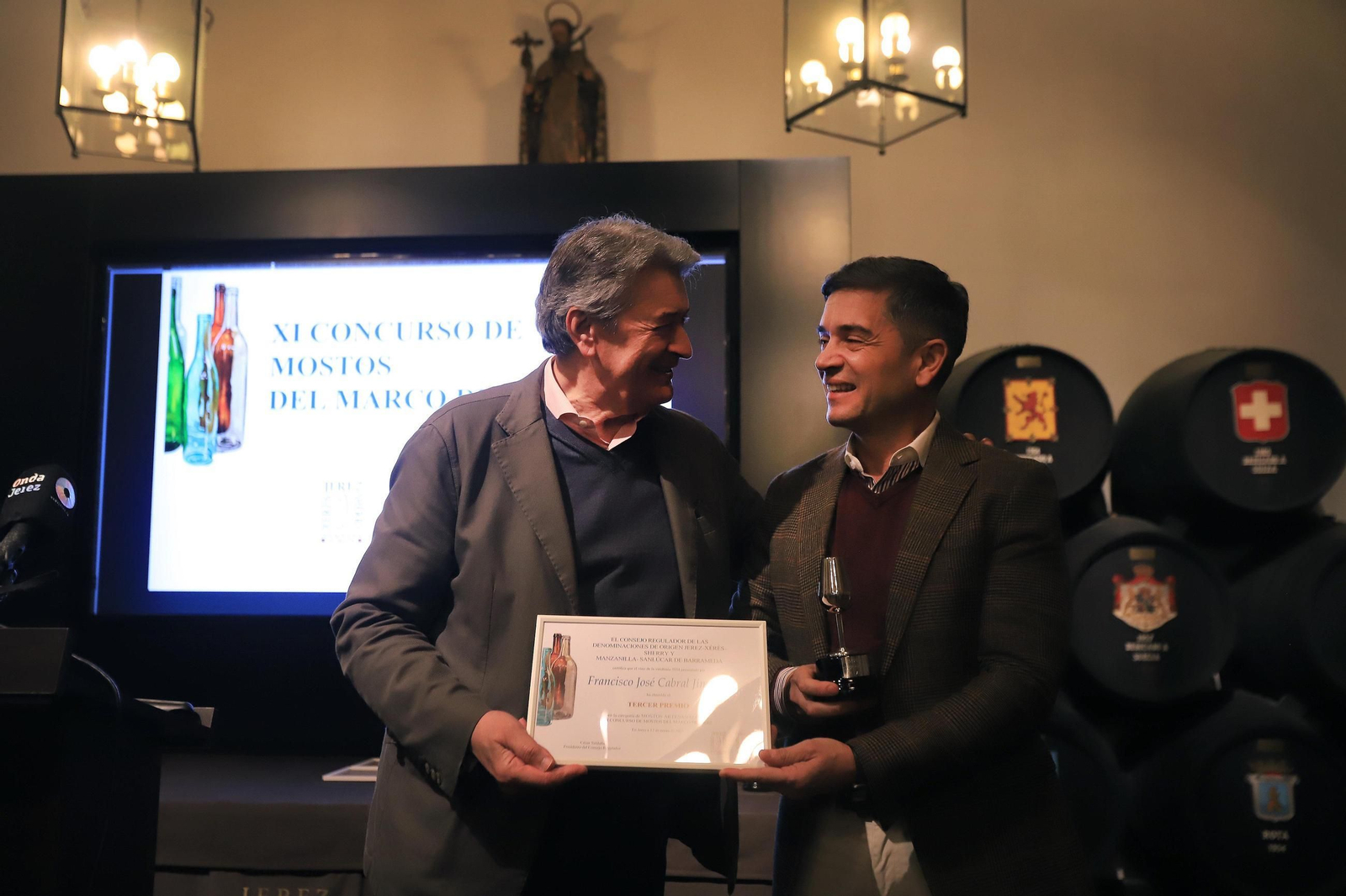 Imágenes de la entrega de premios del XI Concurso de Mostos del Marco de Jerez