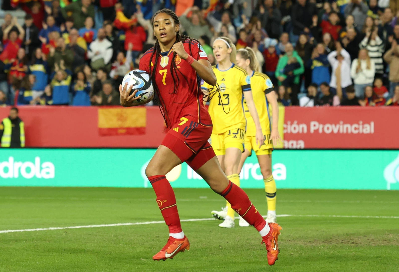 España - Suecia, en fotos