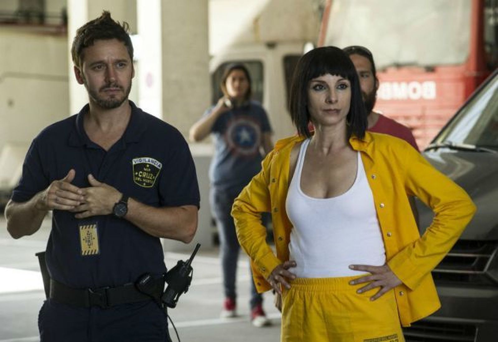 Benjamín Vicuña y Najwa Nimri en 'Vis a vis'