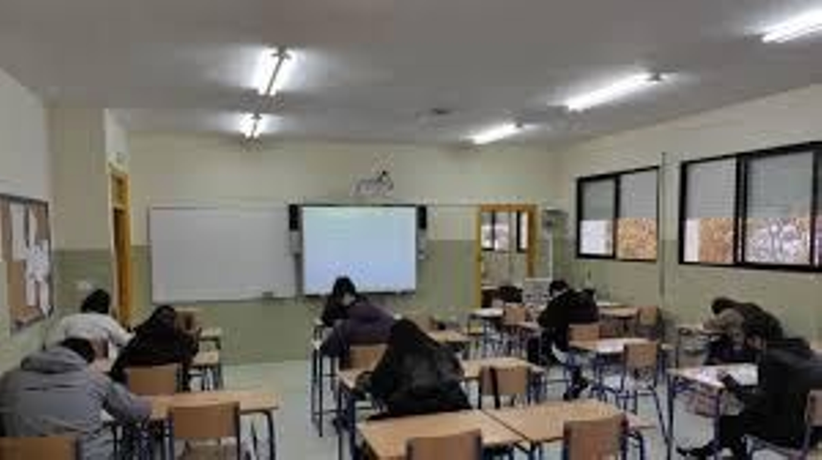 Imagen de archivo de una de las aulas del IES José Luis Tejada.