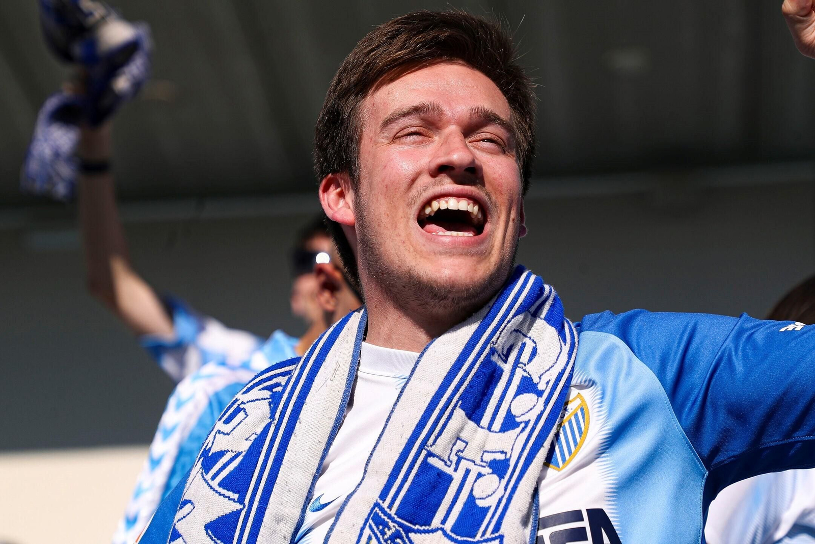 Búscate en las gradas del Alfredo Di Stéfano en el Real Madrid Castilla-Málaga CF