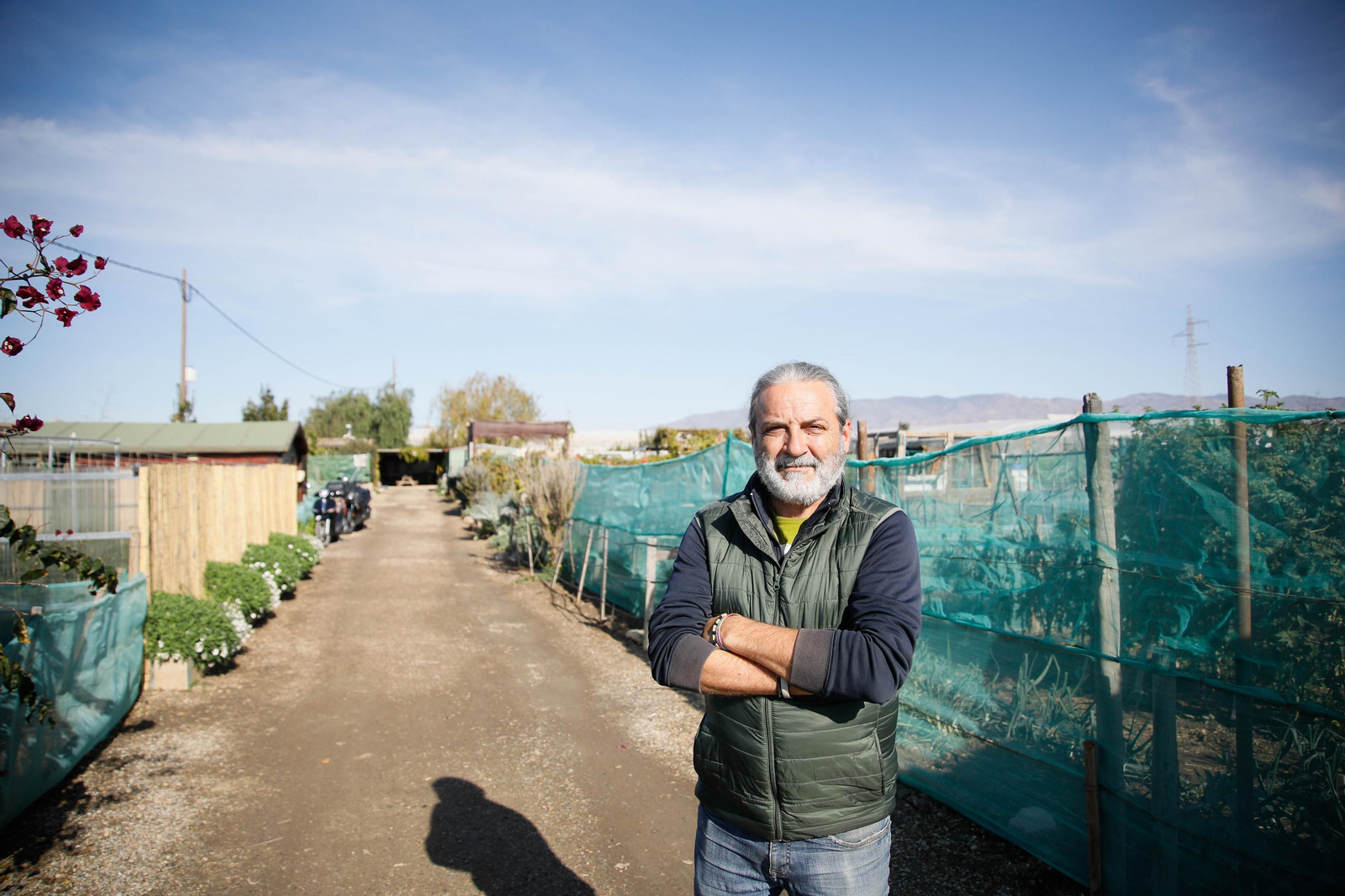 Imágenes del huerto urbano de La Cañada
