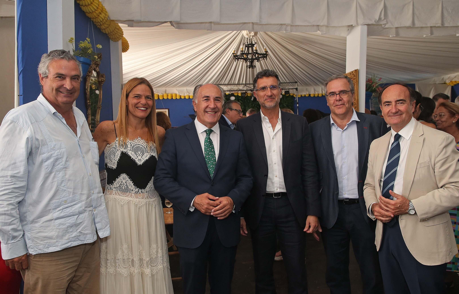Fotos de la copa de autoridades en la caseta municipal de la Feria Real de Algeciras 2023