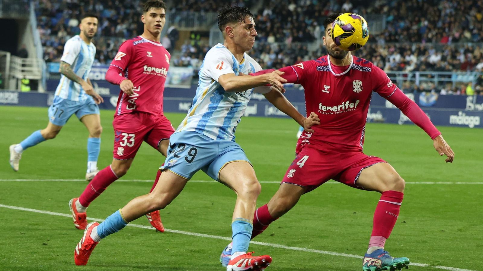 El Málaga CF-CD Tenerife, en fotos