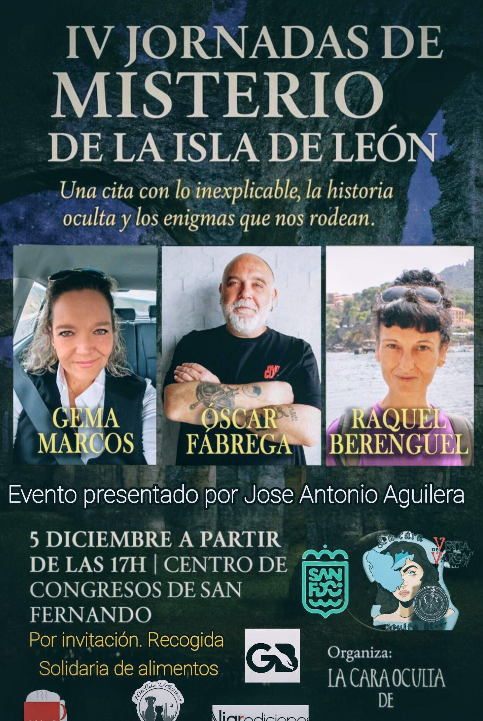 Detalle del cartel anunciador del evento.