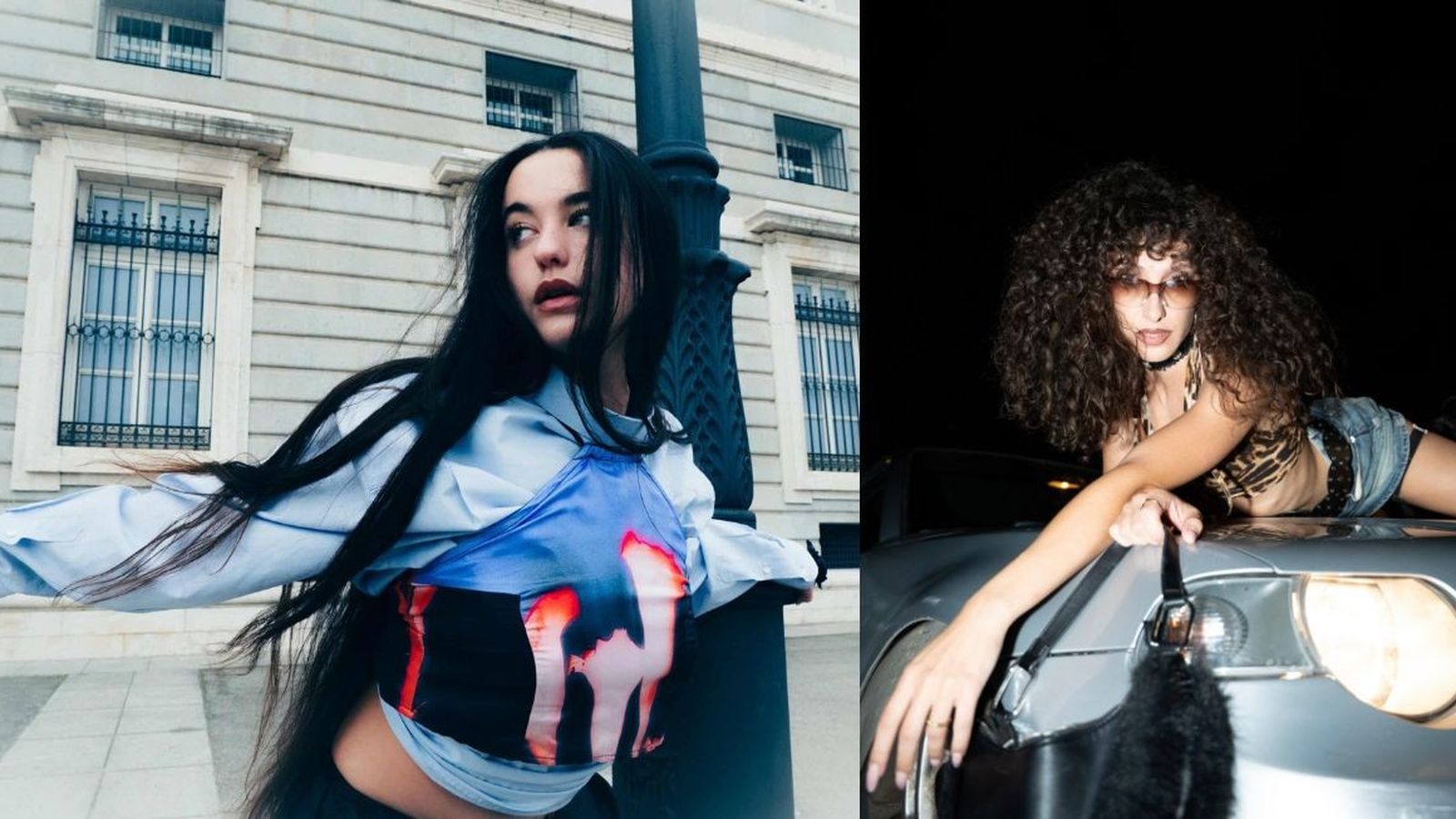 De izquierda a derecha, las cantantes: BadB y Kadriana Massri