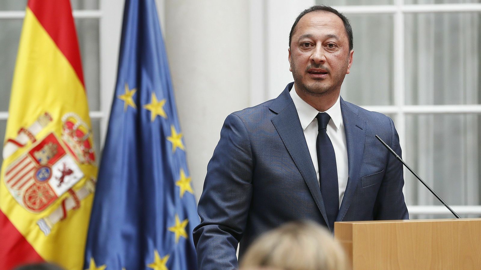 Gómez de Celis entra en la Mesa del Congreso.