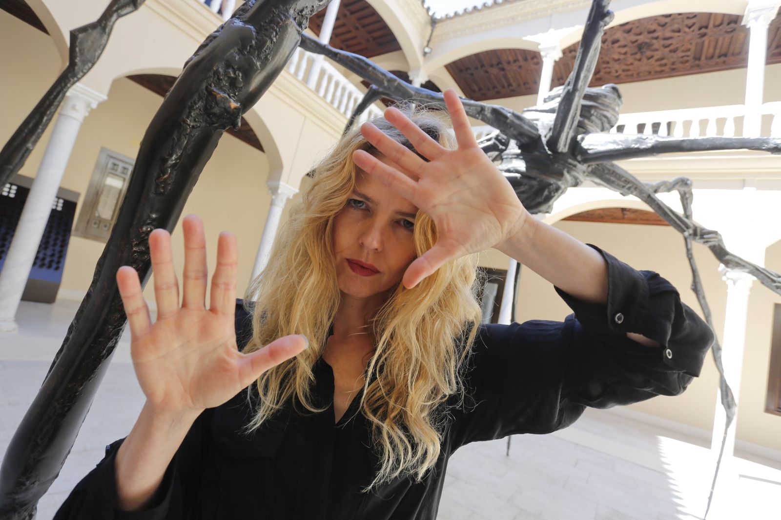Christina Rosenvinge, en una reciente visita al Museo Picasso Málaga.