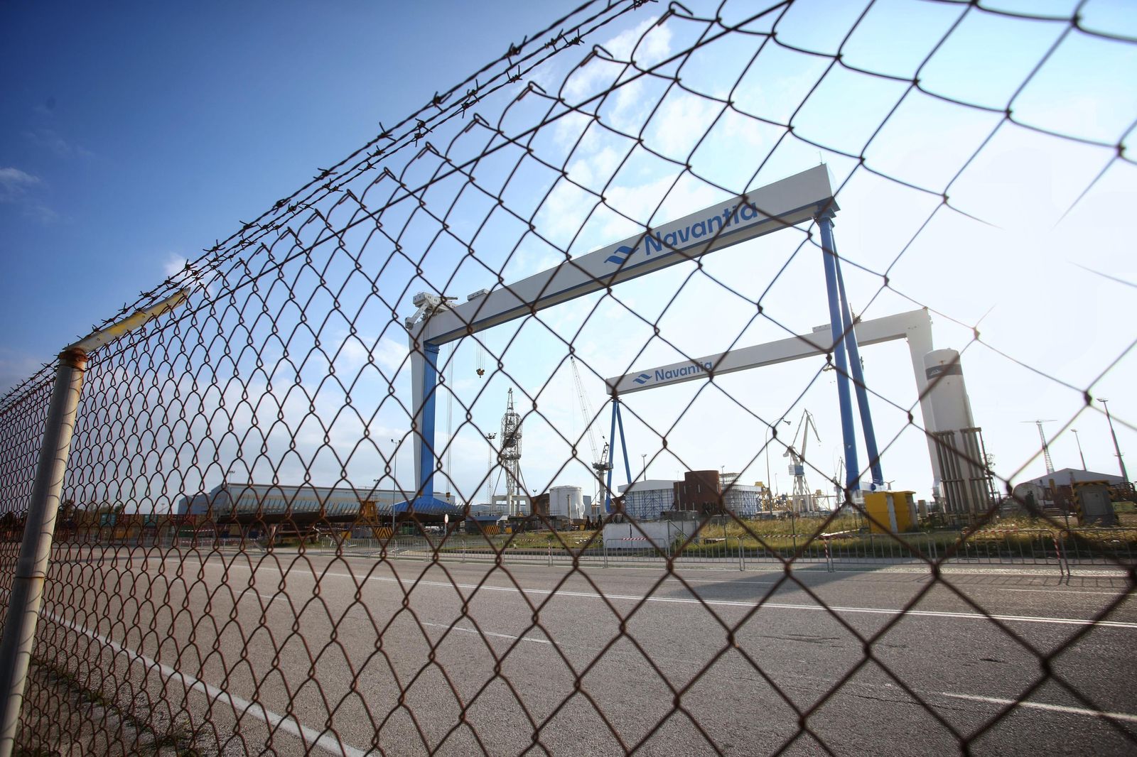 Astillero de Navantia en Puerto Real.