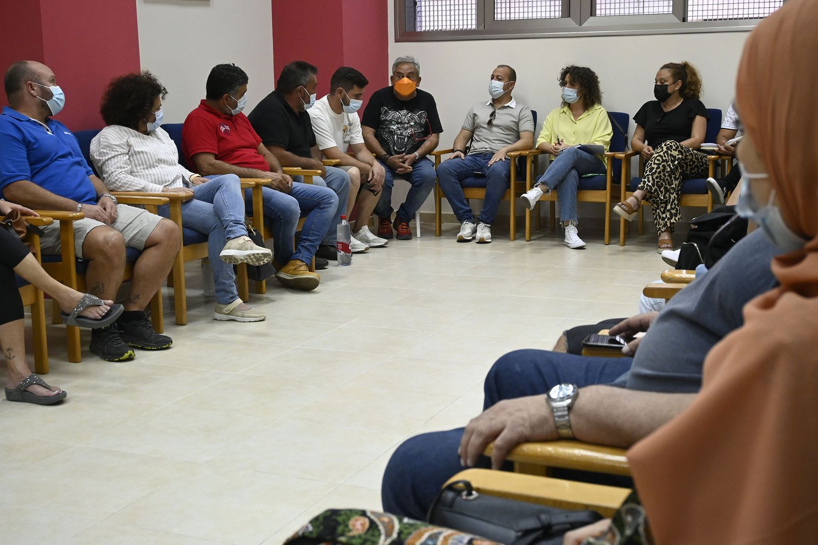 Terapia en el centro de rehabilitación de la Asociación ARO en Huelva