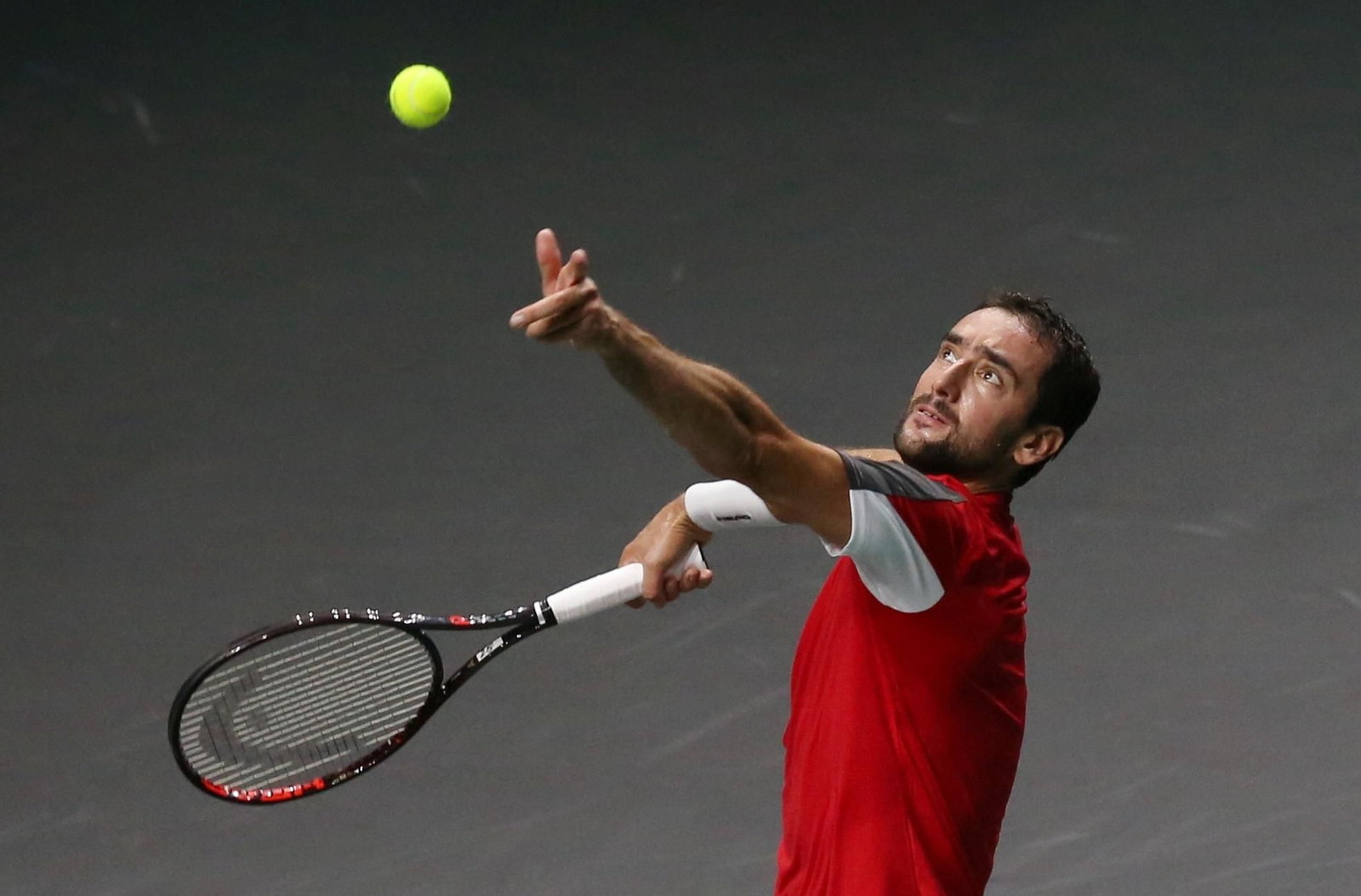 Pablo Carreño-Marin Cilic, en imágenes