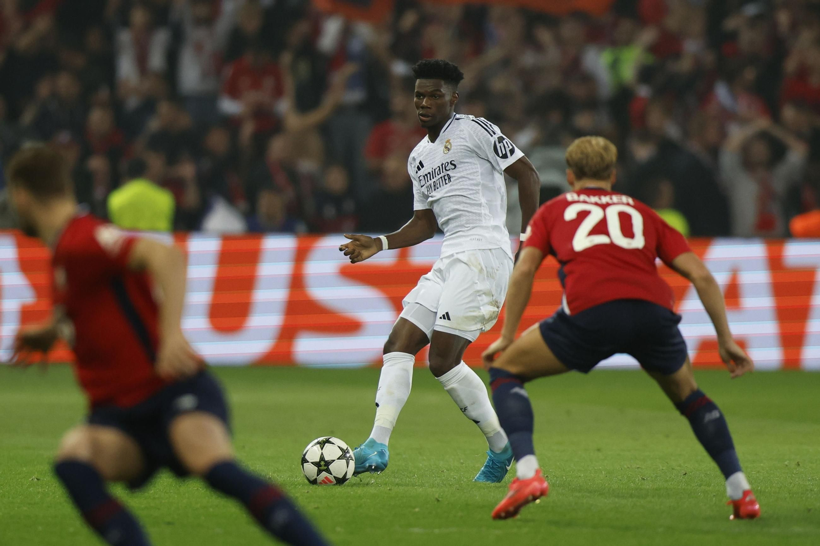 El Lille-Real Madrid, en fotos