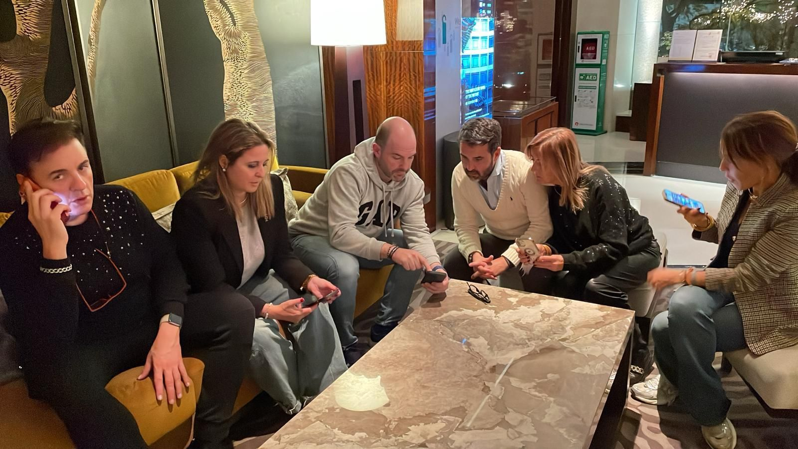 Los miembros de la delegación andaluza atrapados en Seul