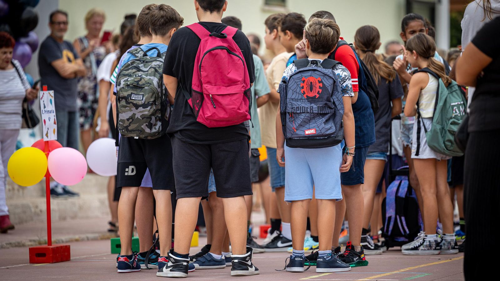 Alumnos de un centro de educación infantil de Andalucía.