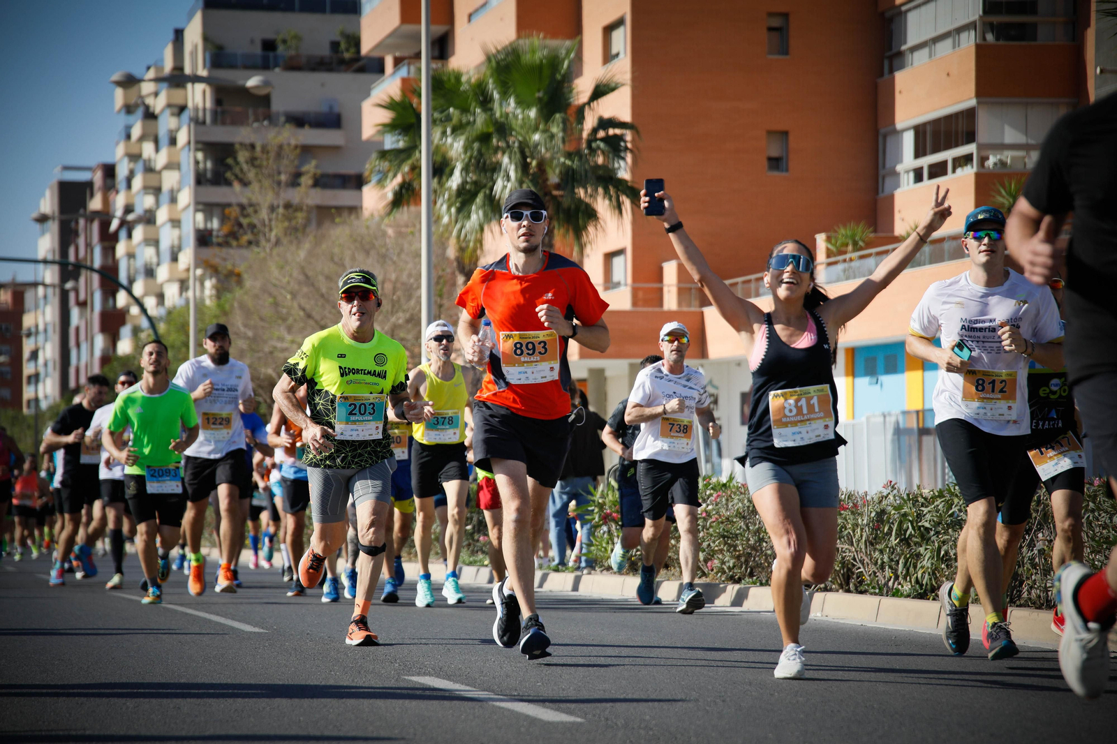 Imágenes de la Media Maratón Ciudad de Almería