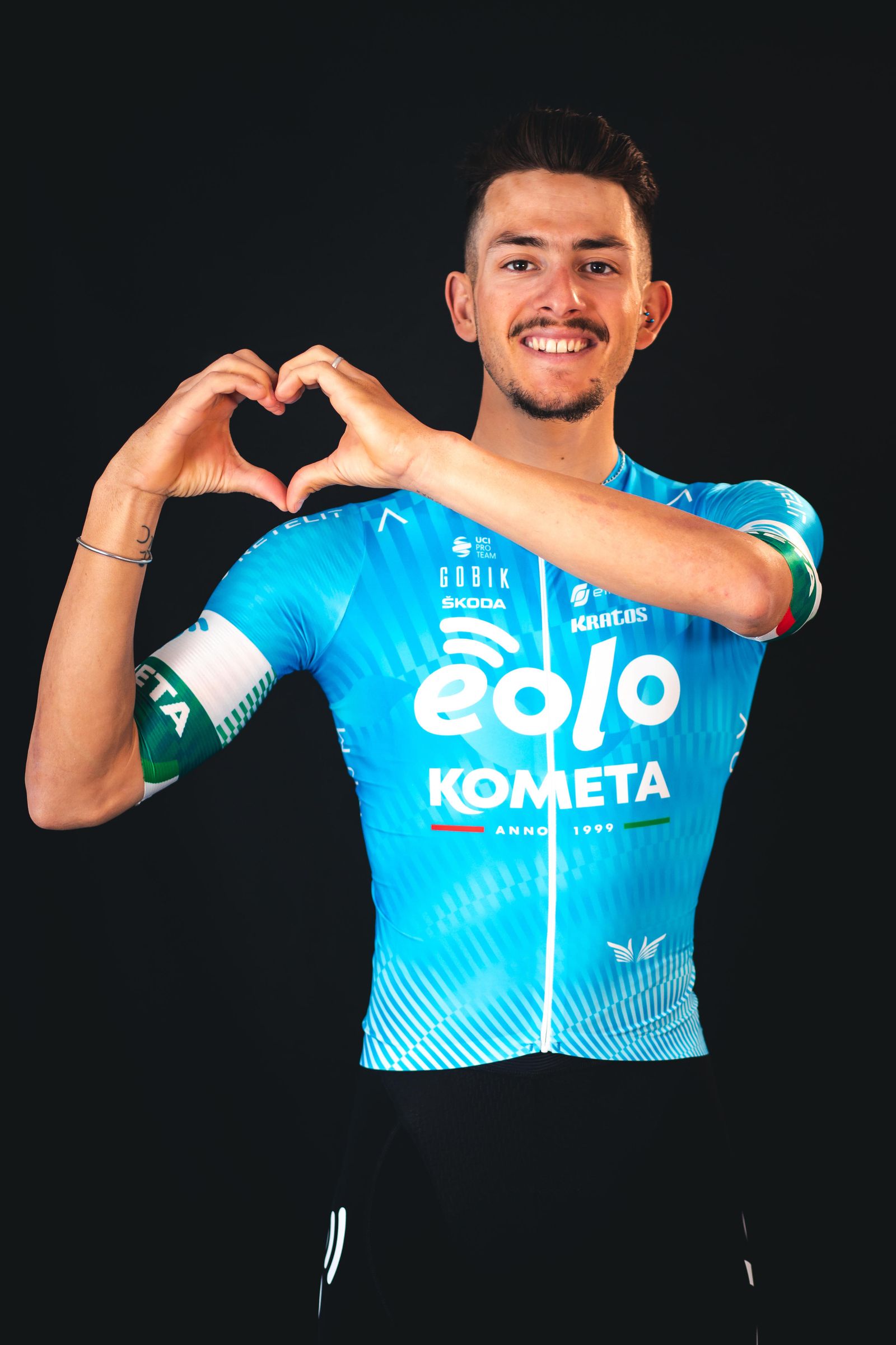 El ciclista David Martín.