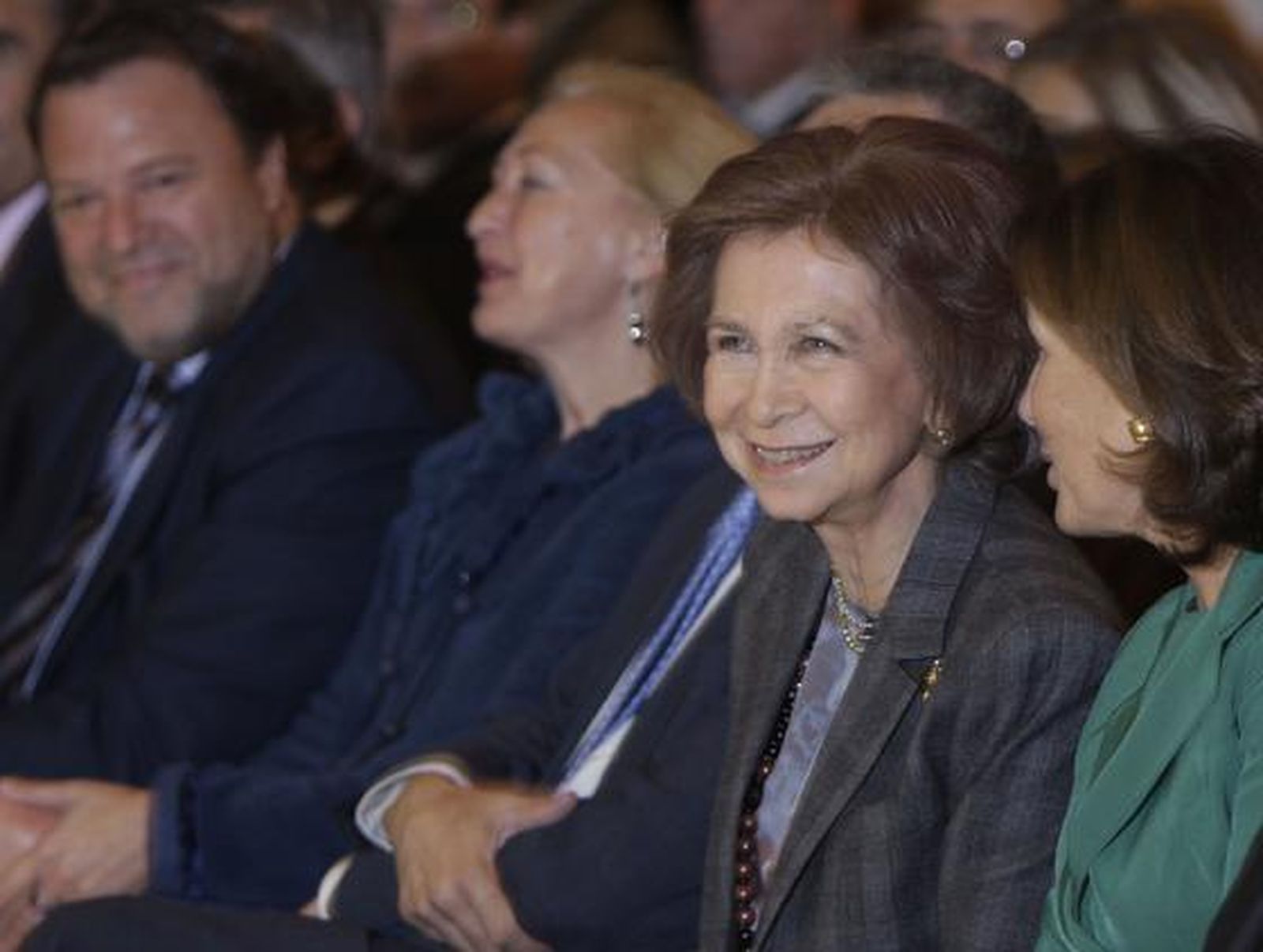 Doña Sofía en la inauguración del III Congreso Internacional de Unicef 'Solidaria@ 2010'.

Foto: José Ángel García