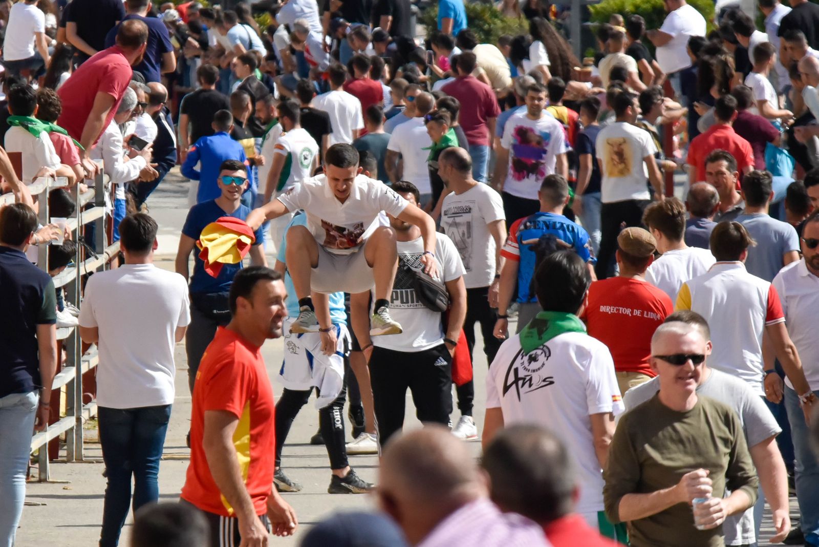 Fotos del encierro del sábado del Toro Embolao en Los Barrios