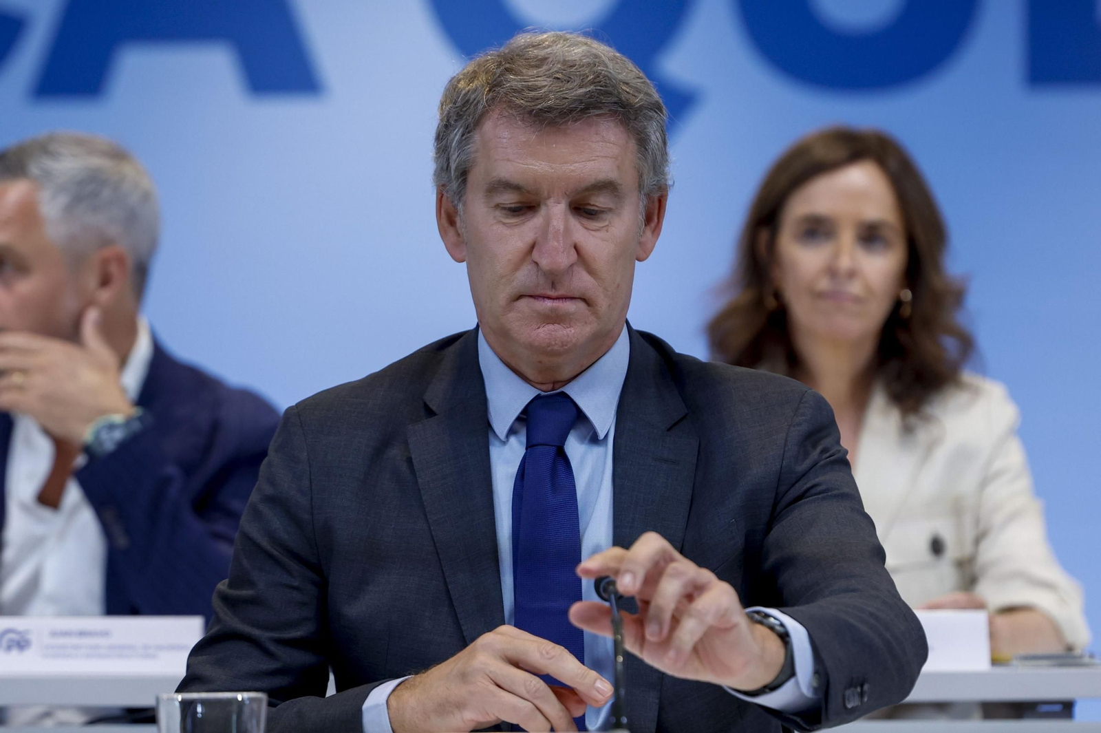 El presidente del PP, Alberto Núñez Feijóo.