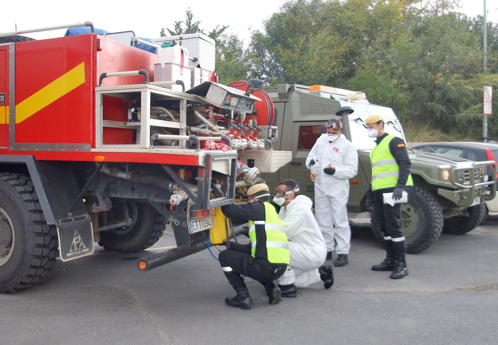 Fotogalería Coronavirus. Actuación UME en Almería.