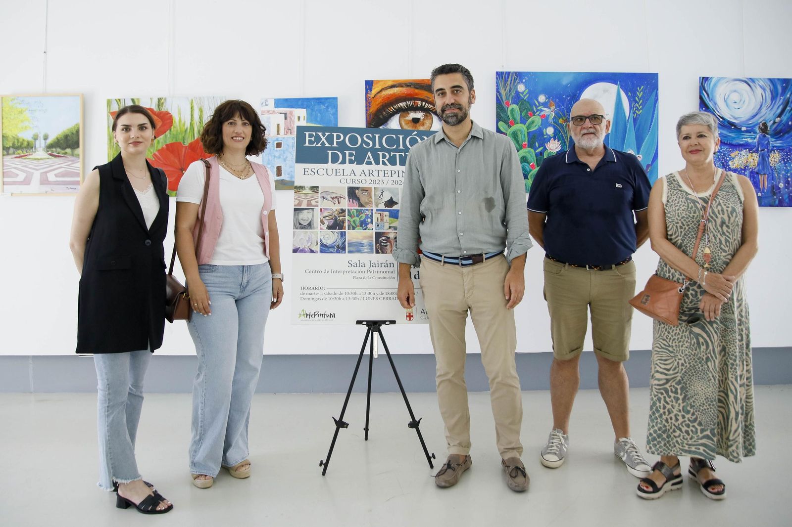 Exposición Arte Pintura de la sala Jairán, en imágenes
