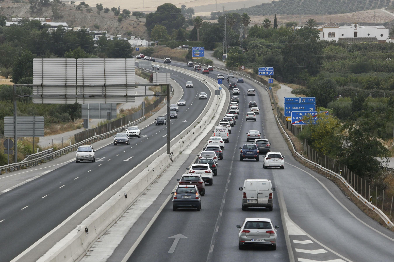 Retenciones camino a la Costa en la A-44