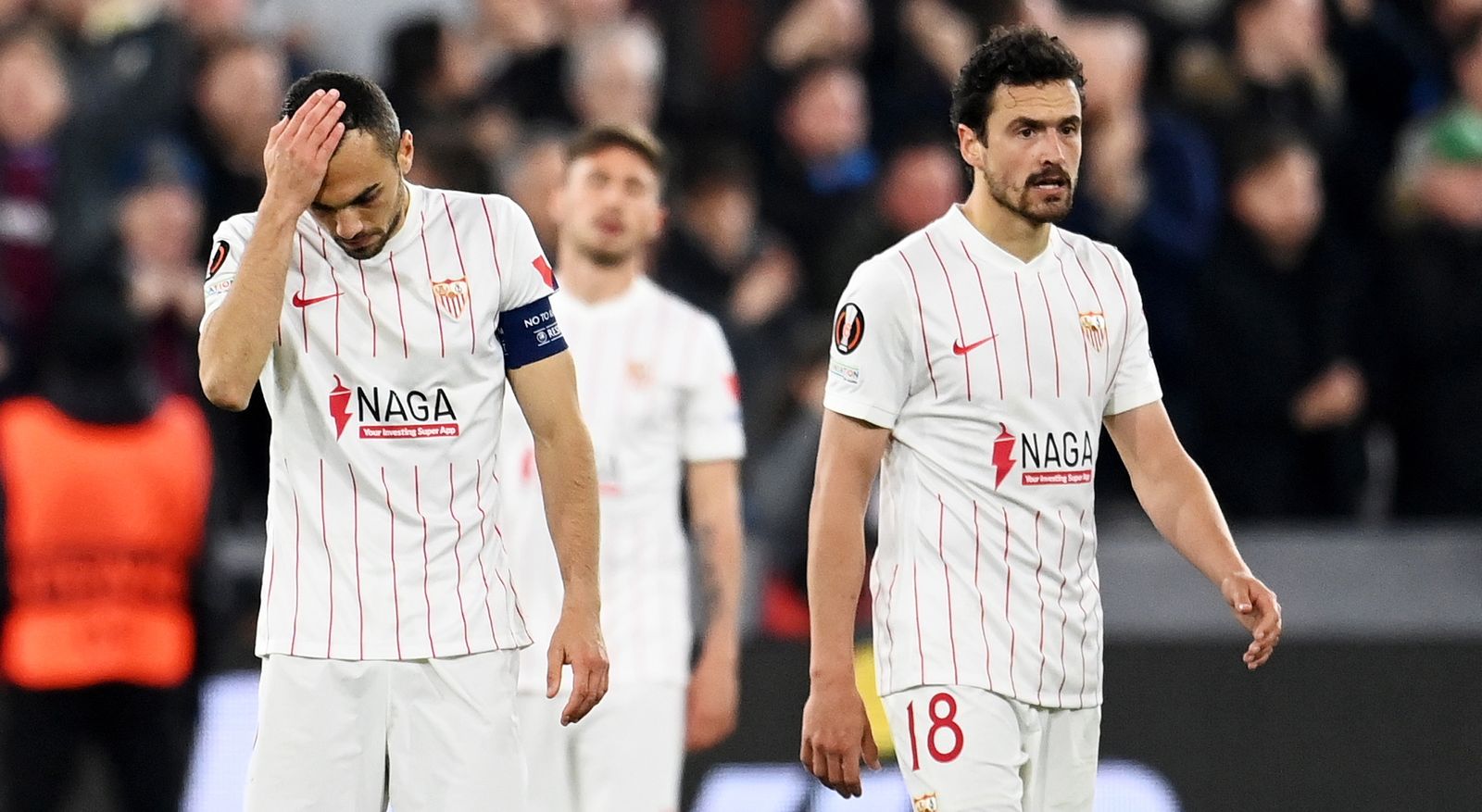 Las imágenes del West Ham - Sevilla