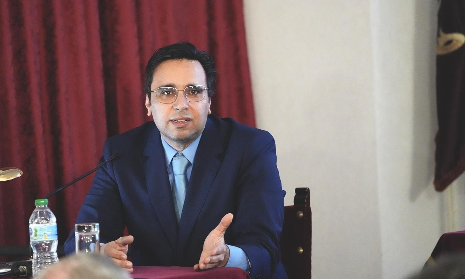 Un momento de la conferencia de Francisco Jose Morales Bernal.