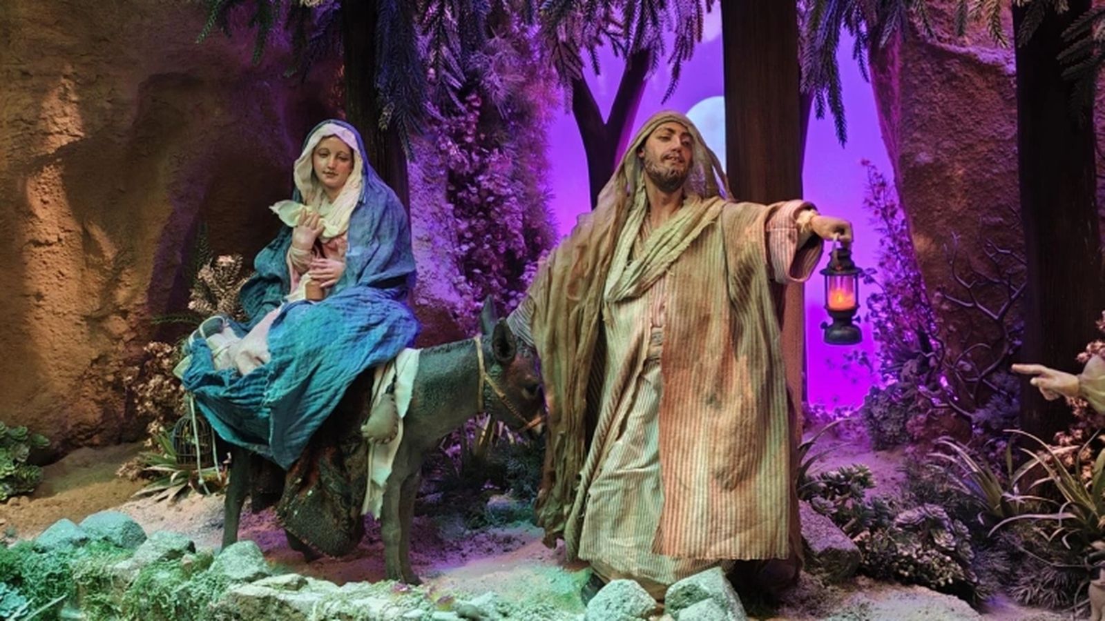 El belén ganador de Mauricio Ardila, con figuras de Bruno Díaz.