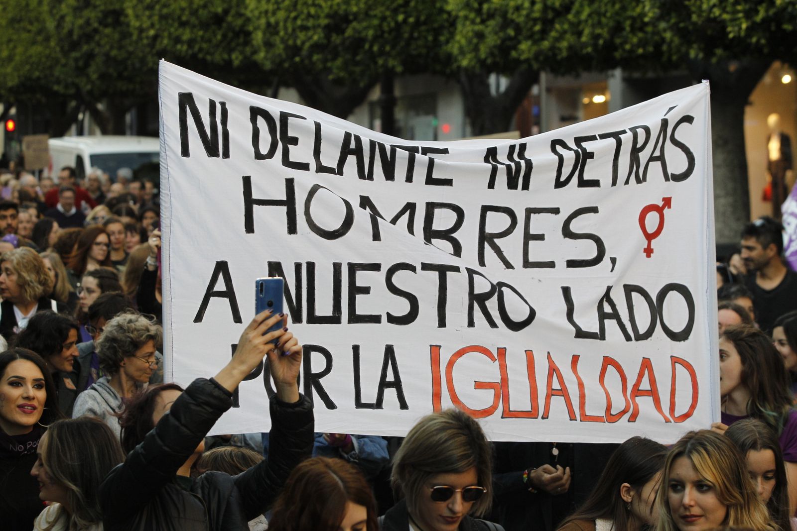 Fotogalería manifestación Día Internacional de la Mujer