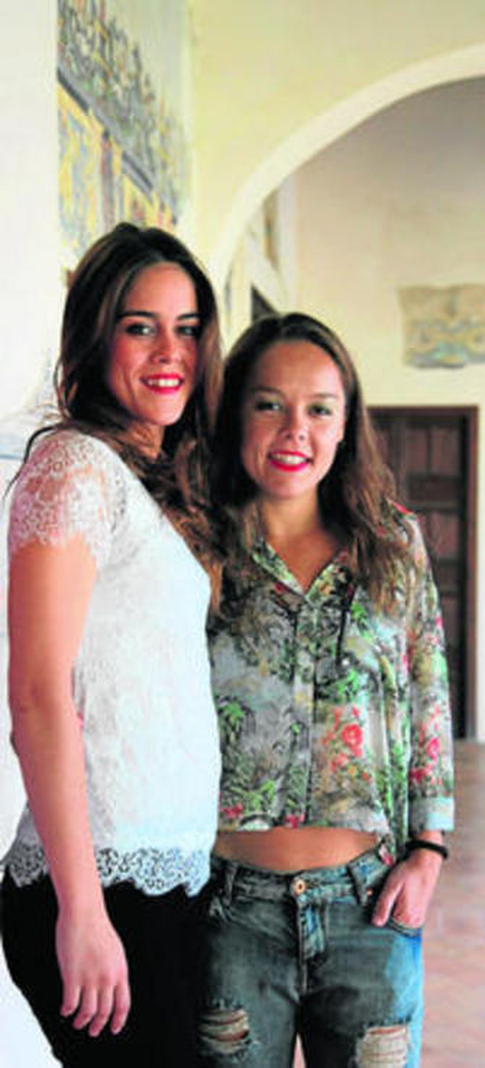 Guerrero (Granada, 1990) y Molina (Vélez-Málaga, 1984), ayer en Santa Clara.