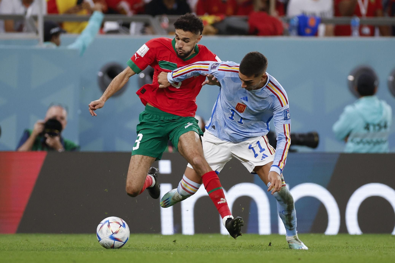 Fotos del Marruecos-España en octavos del Mundial de Qatar