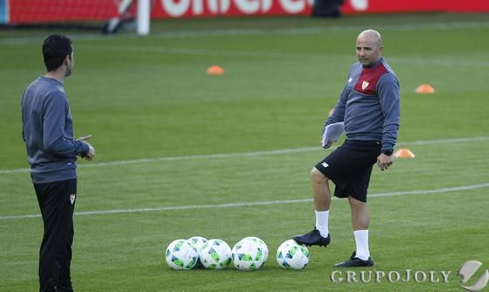 Las imágenes del entrenamiento del Sevilla en Noruega