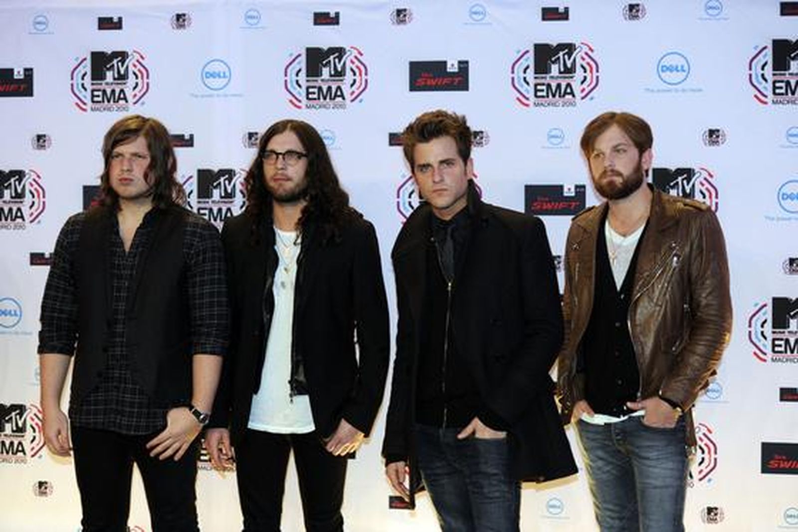 La banda británica King of Leon posa para los medios.

Foto: D.Faget