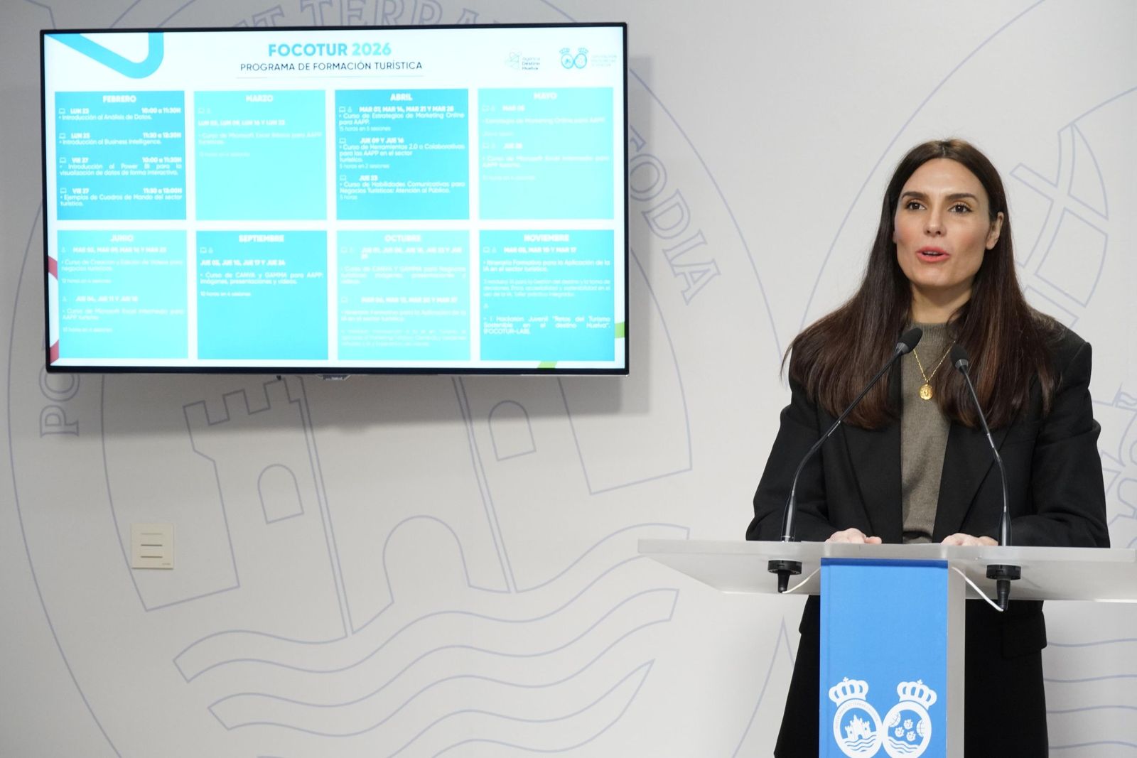 La diputada de Turismo y presidenta de la Agencia Destino Huelva, Ana Delgado.