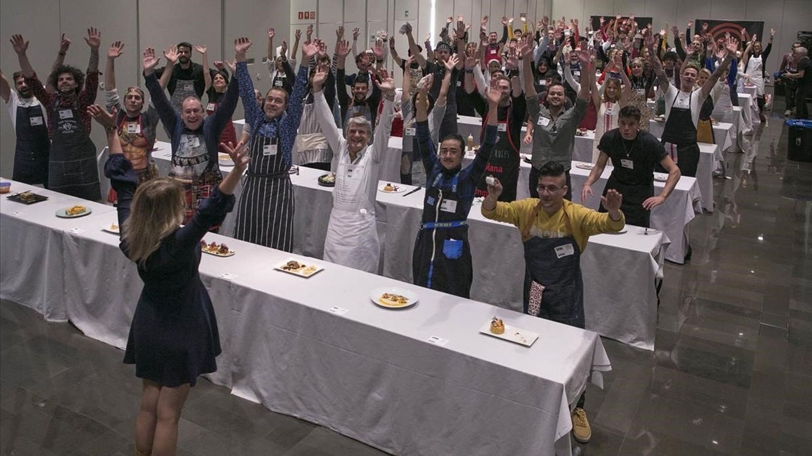 Multitudinario casting de 'MasterChef'.