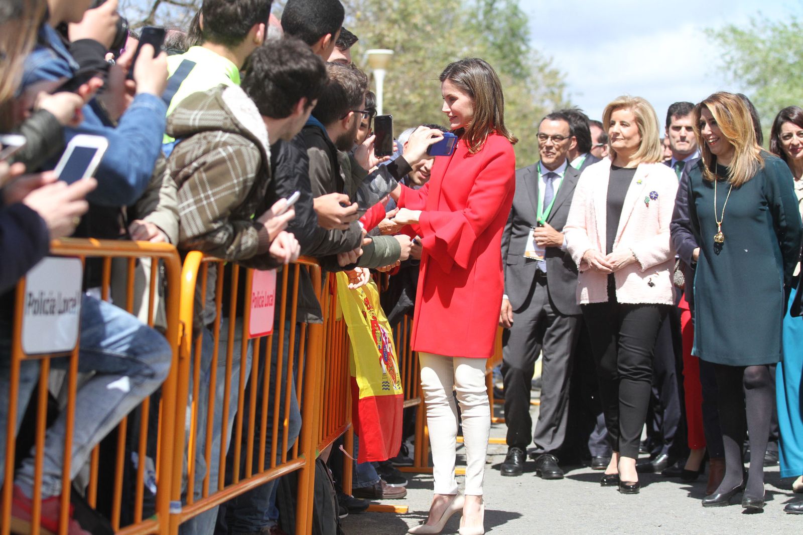 Imágenes de la visita de la reina Letizia a Huelva