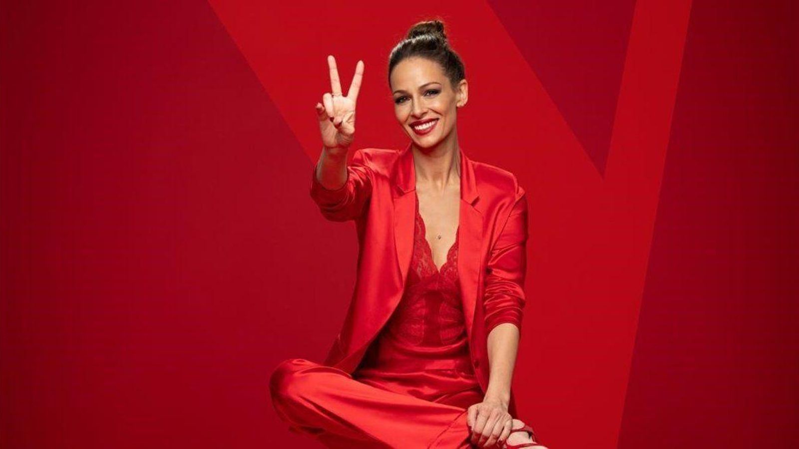 Eva González, en una foto promocional de 'La Voz'.
