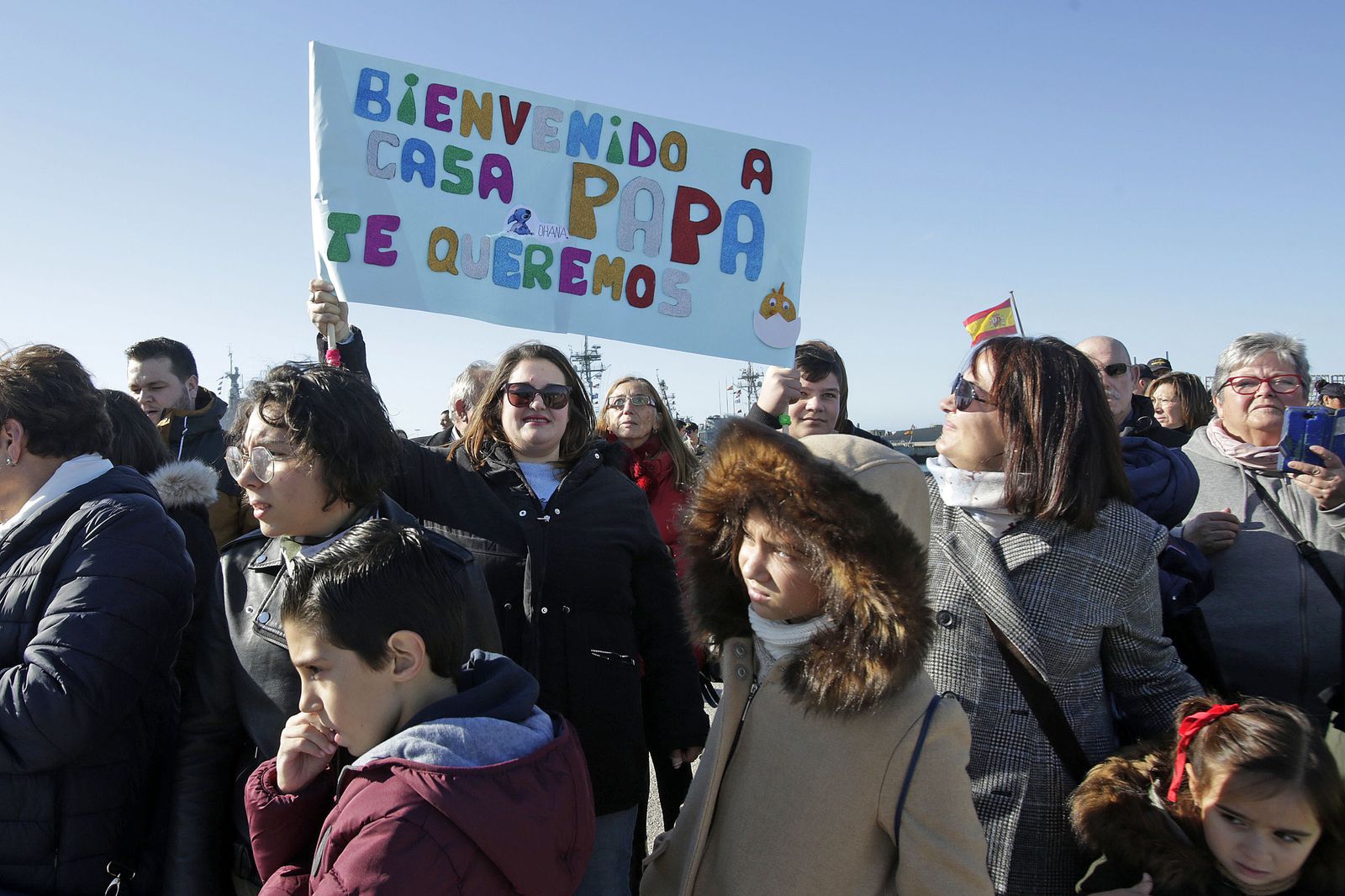 Las mejores imágenes del regreso de la fragata 'Canarias'